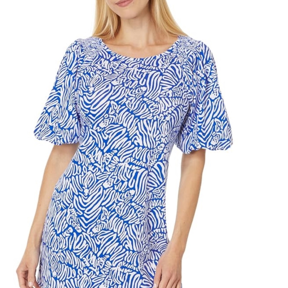 Lilly Pulitzer Rosen dress, Martinique Blue
